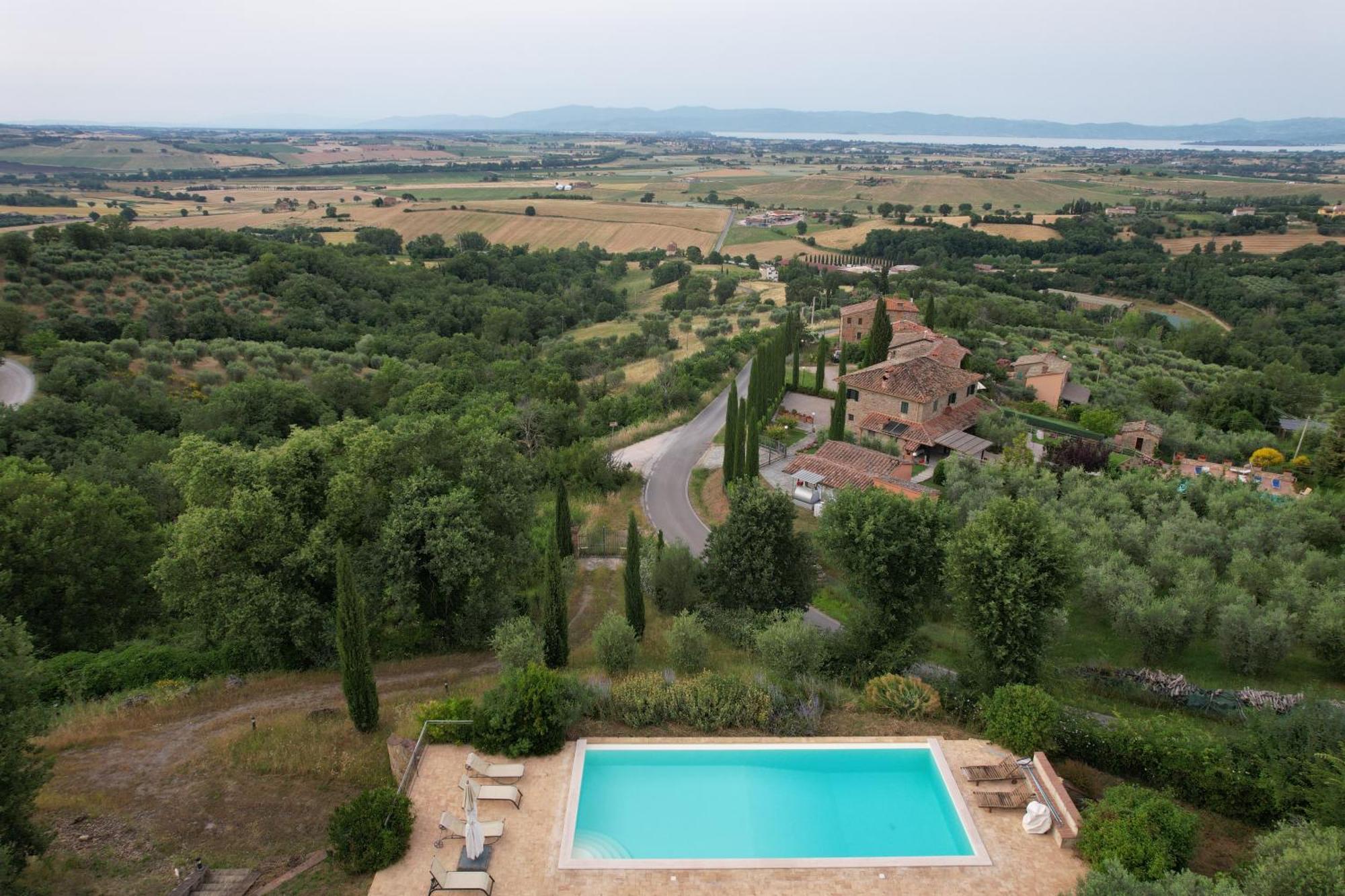 Fonte Pace Luxury Villa - a Fontanaro Property Paciano Esterno foto